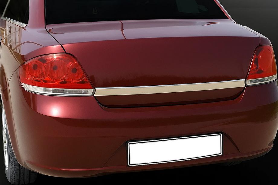 Fiat Linea 2006-2018 Trunk Lid Trim 2006-2012 Stainless Steel Image