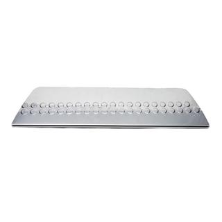 Rear Bumper Protector Carmos Stainless Steel photo 2