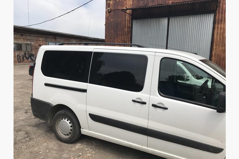 Fiat Scudo 2007-2015 Roof Rails, Black Short base, plastic feet Photo 3
