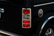 Ford Connect 2002–2006 Chrome Tail Light Covers (2 pcs, Stainless Steel) photo 3