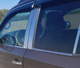 Volkswagen Amarok 2010-2022 Window Trim Stainless Steel (4 Strips) OmsaLine - Italian Stainless Steel photo 5