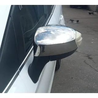 Mirror Covers (2 pcs, Stainless Steel)