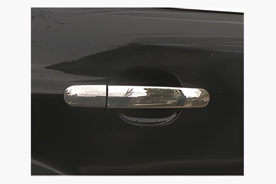 Ford C-Max 2004-2010 Chrome Door Handle Covers (4 pcs, Stainless Steel) OmsaLine - Italian Stainless Steel Image