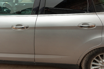 Ford C-Max/Grand C-Max 2010-2019 Chrome Door Handle Covers (4 pcs, Stainless Steel) OmsaLine - Italian Stainless Steel photo 4
