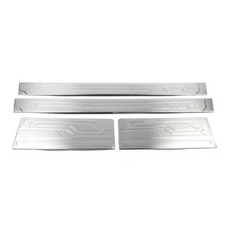 Stainless Steel Door Sill Protectors OmsaLine Ford Custom 2013-2022 photo 3