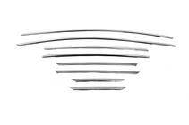 Ford Focus III 2011-2017 Upper window trim stainless steel (8 pcs) Hatchback, OmsaLine - Italian Stainless Steel photo 2