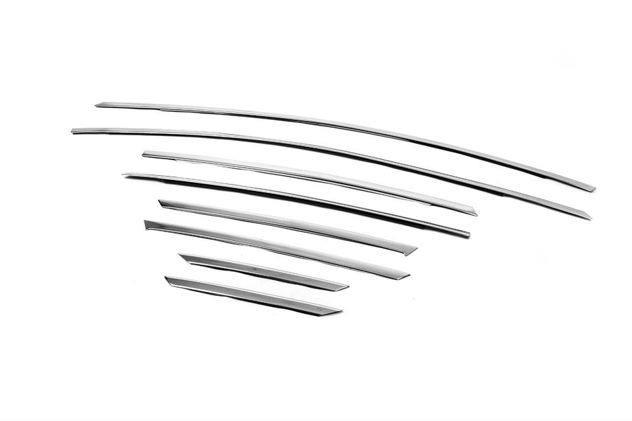 Ford Focus III 2011-2017 Upper window trim stainless steel (8 pcs) Photo 3