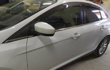 Ford Focus III 2011-2017 Window Lower Trim Stainless Steel (8 pcs) Hatchback, OmsaLine - Italian Stainless Steel photo 12