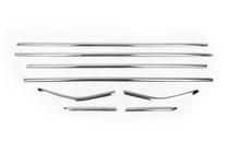 Ford Focus III 2011-2017 Window Lower Trim Stainless Steel (8 pcs) Hatchback, OmsaLine - Italian Stainless Steel photo 5