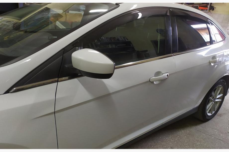 Ford Focus III 2011-2017 Window Lower Trim Stainless Steel (8 pcs) Sedan, OmsaLine - Italian Stainless Steel Photo 12