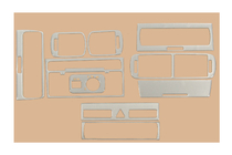 Audi A3 1996-2003 Dashboard Trim Covers (2000-2003) Dark Wood photo 3