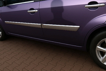 Ford Fiesta 2002-2008 Door Mouldings Stainless Steel (4 pcs) 2006-2008, Carmos - Turkish Steel photo 1