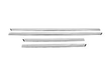 Ford Fiesta 2002-2008 Door Mouldings Stainless Steel (4 pcs) 2006-2008, Carmos - Turkish Steel photo 3
