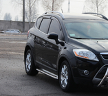 Ford Kuga 2008-2013 Side Steps Premium (2 pcs, Stainless Steel) 60 mm photo 2