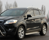 Ford Kuga 2008-2013 Side Steps Premium (2 pcs, Stainless Steel) 60 mm photo 1