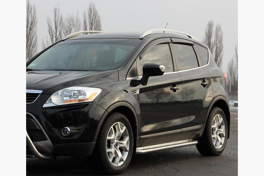 Ford Kuga 2008-2013 Side Steps Premium (2 pcs, Stainless Steel) 60 mm Image