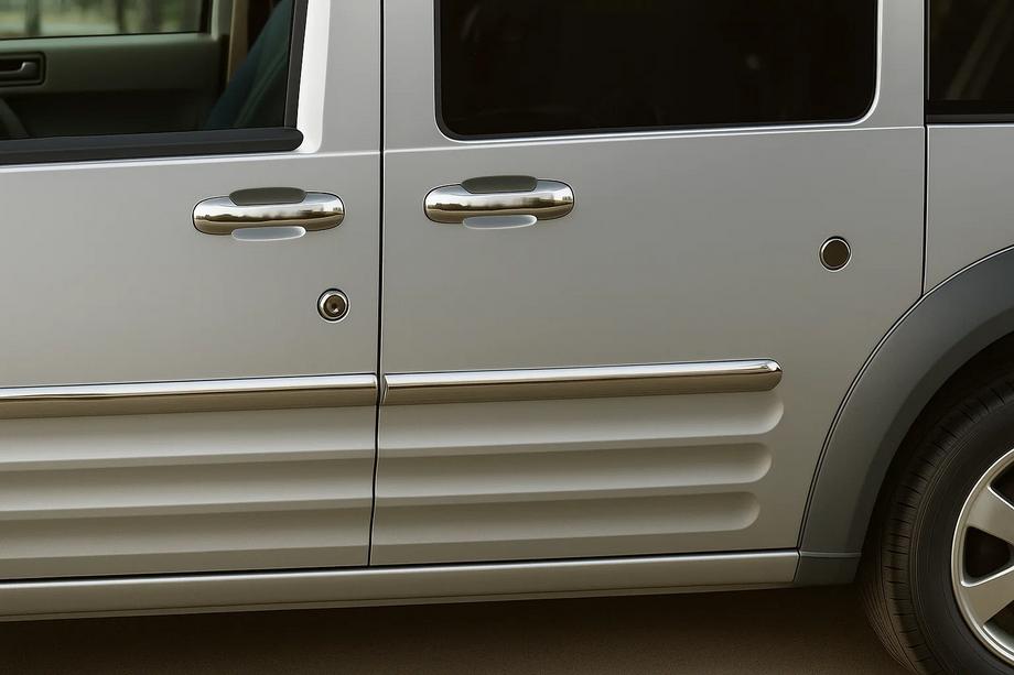 Ford Transit 2000–2014 Lock covers (5 pcs, stainless steel) Image