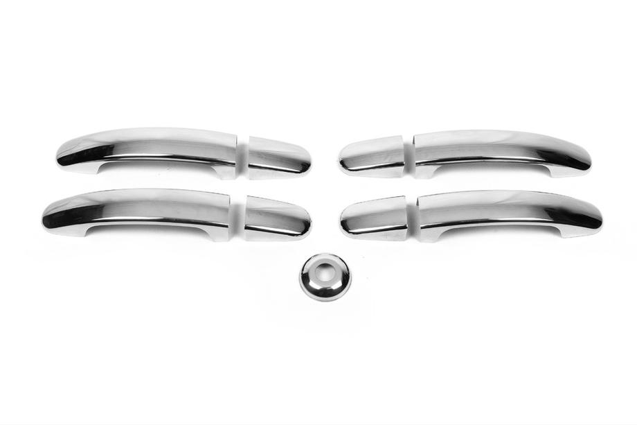 Ford Transit 2014- Door Handle Covers OmsaLine Stainless Steel 5 Door Handles Image