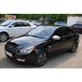 Mirror Covers (2 pcs, plastic) Hyundai Accent 2006-2010 photo 1