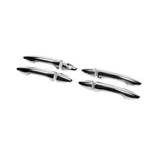 Chrome Door Handle Covers (4 pcs, Stainless Steel) Hyundai Accent 2011-2017 photo 3