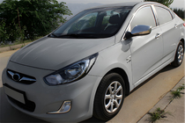 Hyundai Accent 2011-2017 Mirror covers without indicator cutout (2 pcs) photo 1