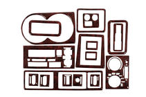 Chevrolet Blazer 1995-2005 Dashboard Covers Wood photo 1