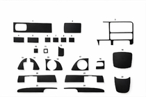 Chevrolet Tahoe 1995-1999 Dashboard Trim Interior (1995-1999) Carbon photo 1