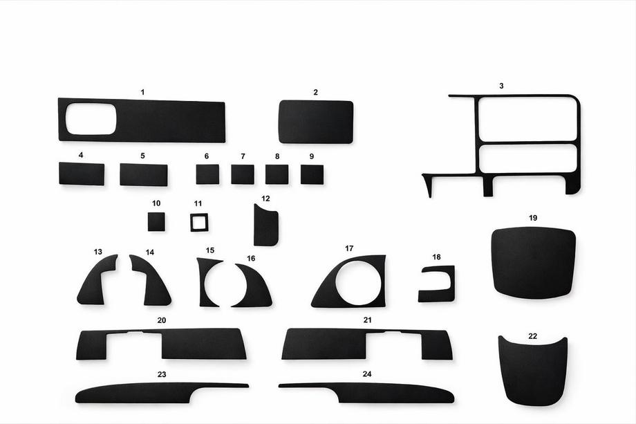 Chevrolet Tahoe 1995-1999 Dashboard Trim Interior (1995-1999) Carbon Image