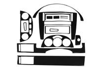 Chevrolet Lacetti 2003-2024 Dashboard Trim Sedan (Meric) Aluminum photo 2
