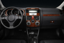 Daihatsu Terios 2006-2017 Dashboard Trim Covers Aluminum photo 1