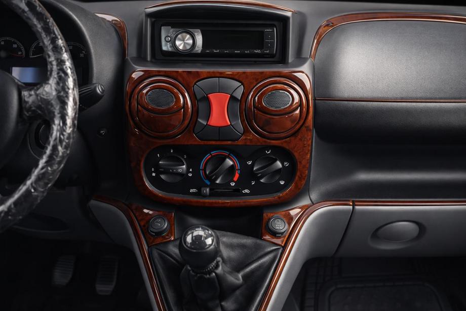 Fiat Doblo I 2005-2010 Dashboard Trim Covers Aluminum Image