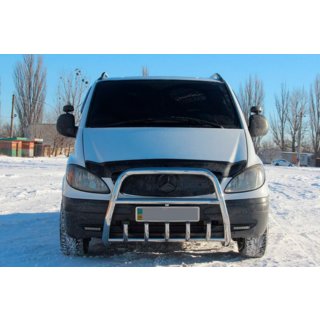 Bull Bar XL-WT025 (Stainless Steel) Mercedes Vito W639 2004-2014 photo 3