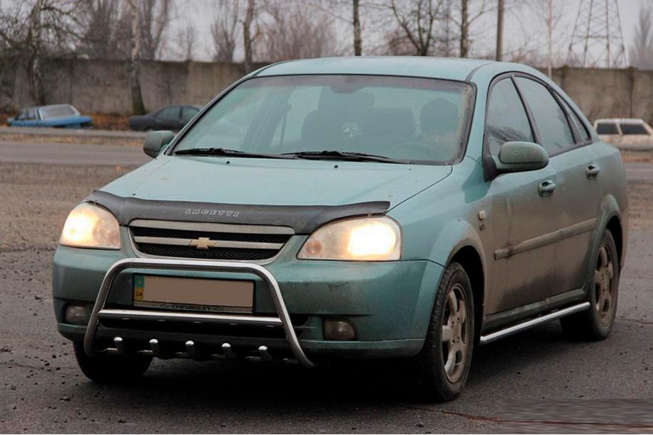 Chevrolet Lacetti 2003-2024 Front bull bar WT003 (60 mm, stainless steel) Image