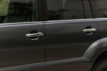Lexus GX470 2002-2009 Chrome Door Handle Covers (4 pcs) Carmos - Turkish Stainless Steel photo 1