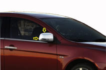 Mitsubishi Lancer 9 2004-2008 Chrome Mirror Covers (2 pcs) Chrome Plastic photo 5