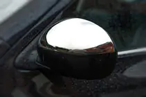 Nissan Juke 2010-2019 Chrome Mirror Covers 2010-2014 (2 pcs, Stainless Steel) photo 2