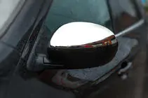 Nissan Juke 2010-2019 Chrome Mirror Covers 2010-2014 (2 pcs, Stainless Steel) photo 3