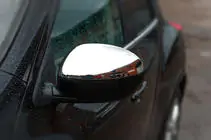 Nissan Juke 2010-2019 Chrome Mirror Covers 2010-2014 (2 pcs, Stainless Steel) photo 1