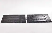 Opel Movano 2004-2010 Rear Rubber Floor Mats (2 pcs, Stingray) photo 3
