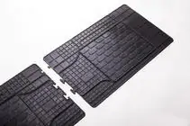 Opel Movano 2004-2010 Rear Rubber Floor Mats (2 pcs, Stingray) photo 5
