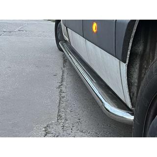 Premium Side Steps (2 pcs, Stainless Steel) Opel Movano 2010-2021 photo 1