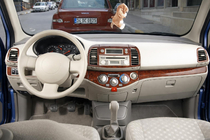 Nissan Micra K12 2003-2010 Dashboard Trim Covers Wood photo 1