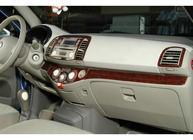 Nissan Micra K12 2003-2010 Dashboard Trim Covers Wood photo 3