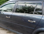 Opel Vectra C 2002-2008 Chrome Door Handle Covers (4 pcs, Stainless Steel) OmsaLine - Italian Stainless Steel photo 4