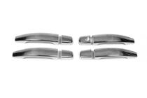 Opel Vectra C 2002-2008 Chrome Door Handle Covers (4 pcs, Stainless Steel) OmsaLine - Italian Stainless Steel photo 2