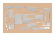 Nissan Navara 2006-2015 Interior Tuning Kit (12 Pieces) Aluminum photo 3