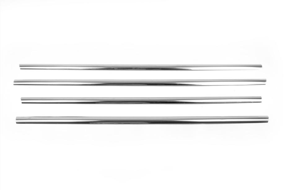 Opel Vectra C 2002-2008 Exterior window trim stainless steel (4 pcs) OmsaLine - Italian Stainless Steel Photo 2