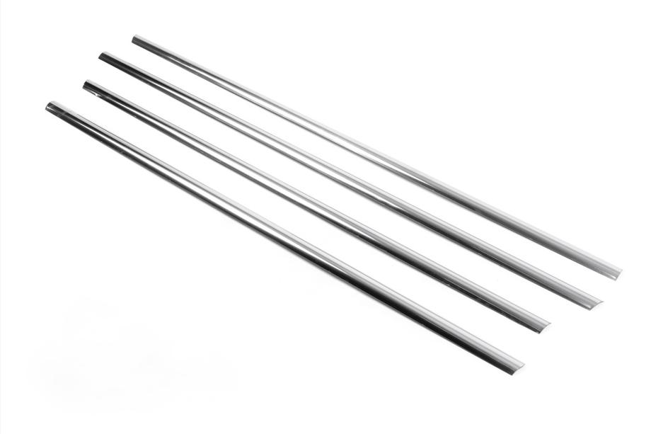 Opel Vectra C 2002-2008 Exterior window trim stainless steel (4 pcs) OmsaLine - Italian Stainless Steel Photo 4