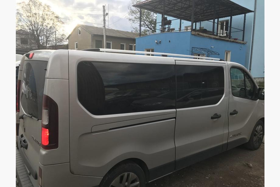 Opel Vivaro 2015-2019 Chrome Roof Rails Long, Cast Iron Feet Photo 5