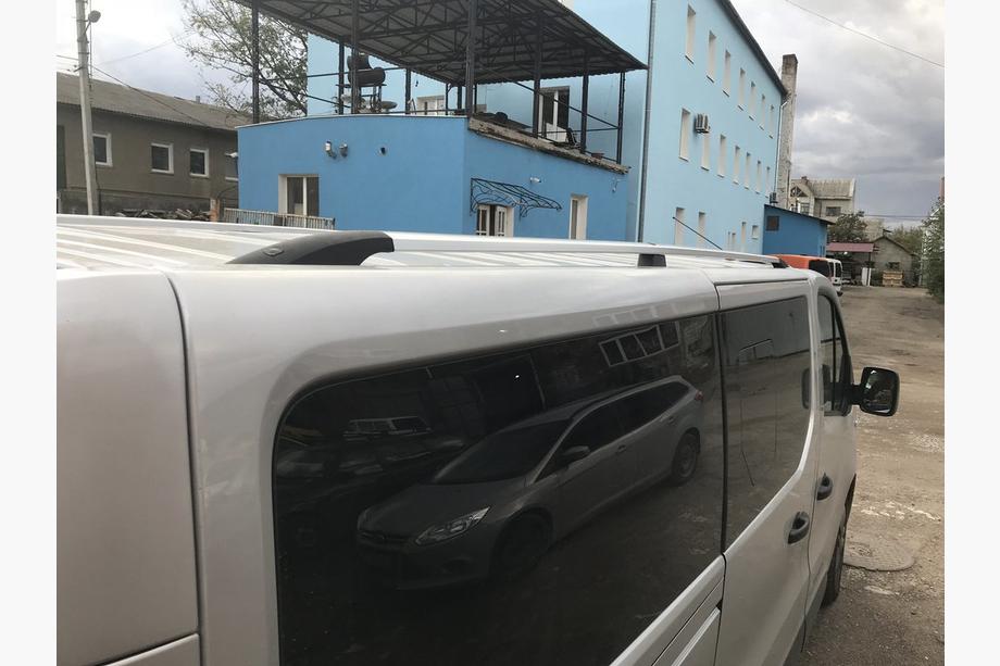 Opel Vivaro 2015-2019 Chrome Roof Rails Long, Cast Iron Feet Photo 6